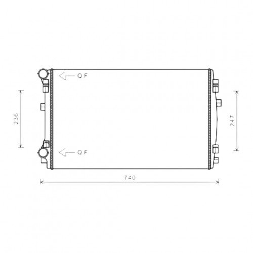 Радіатор охолодження AS07674824