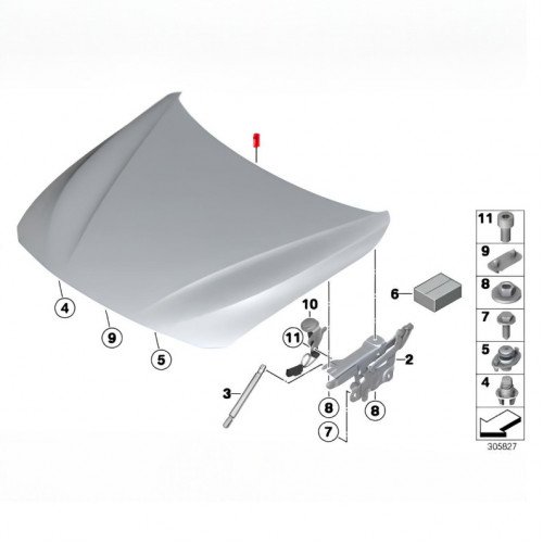 Капот AS08158267