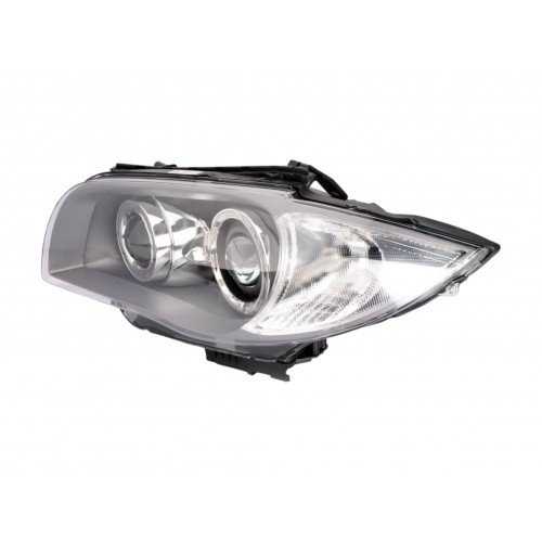 Фара передняя правая (Черный отражатель) bi-xenon AS05219235 на BMW 1 (E81/E87) 2004-2011