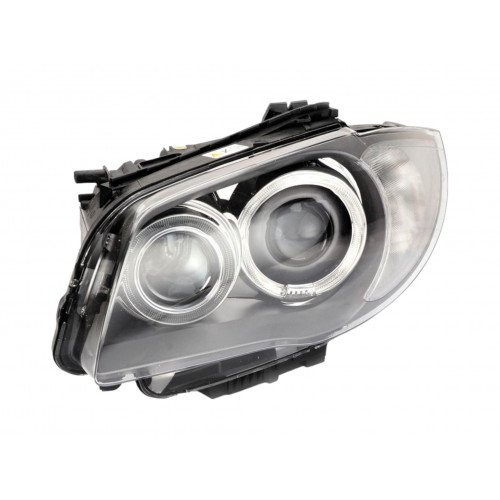 Фара передняя правая (Черный отражатель) bi-xenon AS05219235 на BMW 1 (E81/E87) 2004-2011