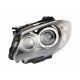 Фара передняя правая (Черный отражатель) bi-xenon AS05219235 на BMW 1 (E81/E87) 2004-2011
