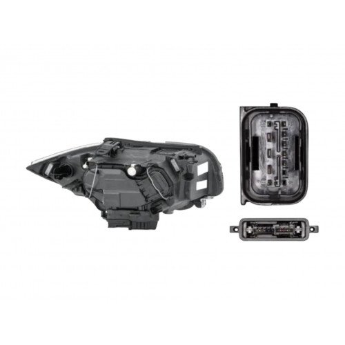 Фара передняя левая (Черный отражатель) bi-xenon AS05219781 на BMW 1 (E81/E87) 2004-2011