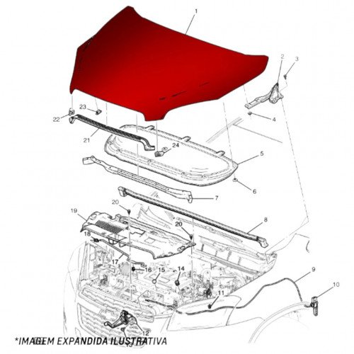 Капот AS08158566