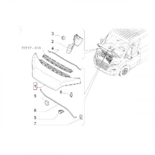 Капот AS08158466