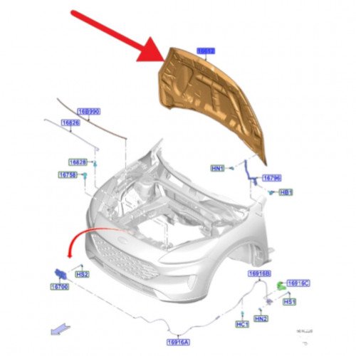Капот AS08158471
