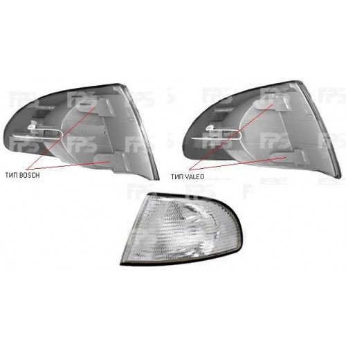 Повторювач повороту AS07342873 на AUDI A4 (B5) 1995-2001