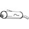 Глушитель AS07342632 на PEUGEOT 206 1998-2009