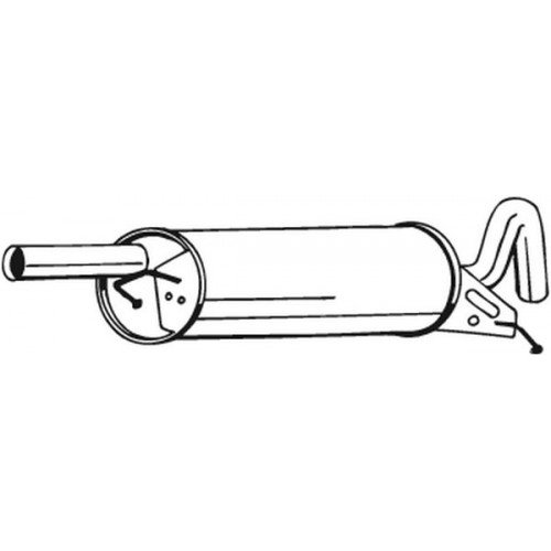 Глушитель AS07342638 на VOLKSWAGEN PASSAT (B5) 1997-2005