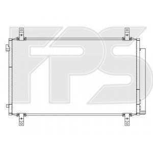 Кондесатор кондиціонера AS08119467 на ACURA MDX 2013-2020