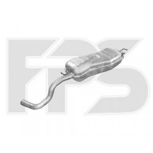 Глушник AS07343397 на AUDI A3 1996-2003