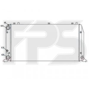 Радіатор охолодження AS07343301 на AUDI 80/90 1986-1991