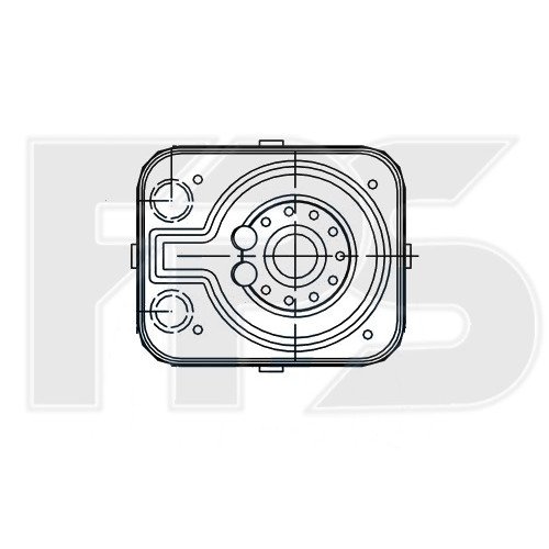 Радиатор маслянный AS07343332 на VOLKSWAGEN CADDY III 2010-2015