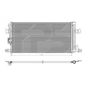 Кондесатор кондиционера AS08115720 на AUDI Q5 2021-