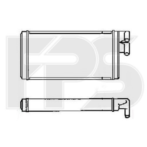 Радиатор печки AS08094095 на AUDI 100 1982-1991