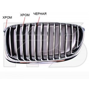 Решетка пластиковая AS07343985 на BMW 5 (F10/F11) 2010-2013
