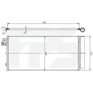 Кондесатор кондиционера AS08114940 на BMW 3 (G20/G21) 2019-2022