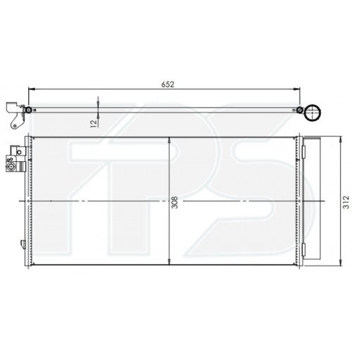 Кондесатор кондиционера AS08114940 на BMW 3 (G20/G21) 2019-2022