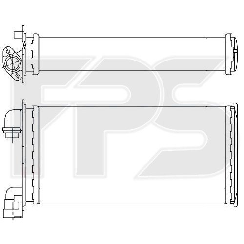 Радиатор печки AS08112252 на BMW 3 (E30) 1982-1987