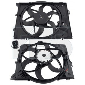 Вентилятор радиатора (в сборе) AS07343837 на BMW X1 (E84) 2012-2015