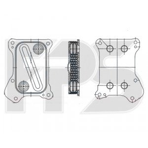 Радіатор масляний AS07344380 на FIAT FIORINO 2008-2017