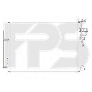 Кондесатор кондиционера AS07344381 на CHEVROLET EQUINOX 2010-2017