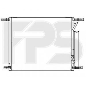 Кондесатор кондиціонера AS07344384 на CHEVROLET AVEO HB (T255) 2008-2012
