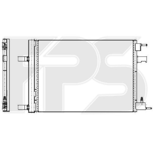 Кондесатор кондиціонера AS07344389 на OPEL ZAFIRA 2012-2016