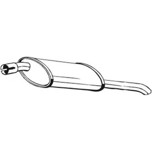 Глушитель AS07342626 на OPEL KADETT E 1985-1991