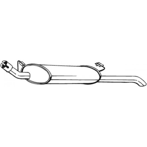 Глушитель AS08117110 на OPEL VECTRA A 1988-1995