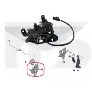 Фиксатор замка AS08141967 на BMW 5 (F10/F11) 2010-2013