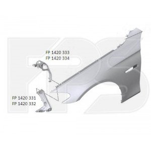 Крепление крыла AS08141961 на BMW 5 (F10/F11) 2010-2013