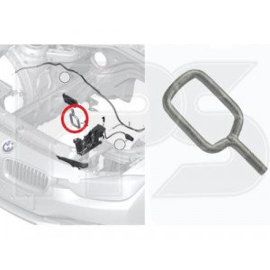 Скоба замка капота AS08141744 на BMW 2 (F46) 2014-