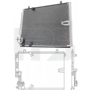Кондесатор кондиционера AS08123115 на BMW 5 (E34) 1988-1997