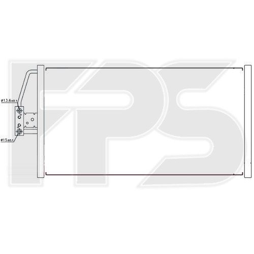 Кондесатор кондиционера AS08123136 на BMW 7 (E38) 1994-2002