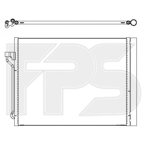 Кондесатор кондиціонера AS08123139 на BMW 5 (F10/F11) 2013-2016