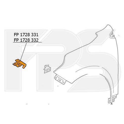 Ремчасть металлическая AS08123440 на CHEVROLET EQUINOX 2017-2021