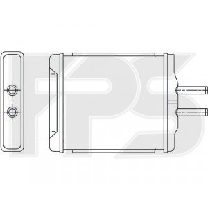 Радіатор печі AS08123475 на CHEVROLET EVANDA 2003-2006
