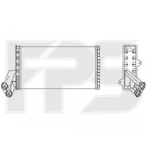 Радиатор печки AS08086944 на CITROEN JUMPY 2003-2006