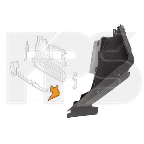 Ремчасть пластиковая AS08124483 на FORD EDGE 2015-2018