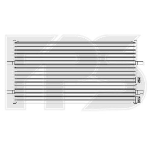 Кондесатор кондиціонера AS08124761 на FORD TRANSIT CONNECT / TOURNEO 2010-2013