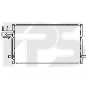 Кондесатор кондиционера AS08124793 на FORD FOCUS 2008-2010