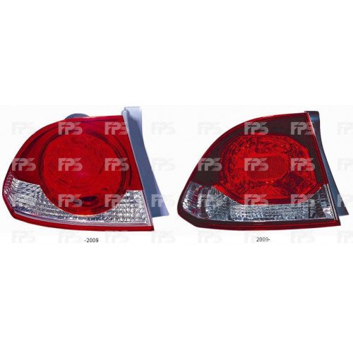 Фонарь задний AS08124973 на HONDA CIVIC 8 2006-2011