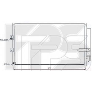 Кондесатор кондиціонера AS08125200 на HONDA CIVIC 8 2006-2011