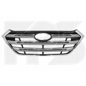 Решітка радіатора пластикова AS08125690 на HYUNDAI TUCSON (TL) 2015-2018