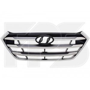 Решітка радіатора пластикова AS08125691 на HYUNDAI TUCSON (TL) 2015-2018