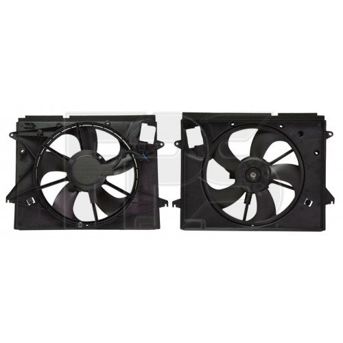 Вентилятор радіатора (у зборі) AS08125744 на HYUNDAI SONATA (LF) 2017-2019