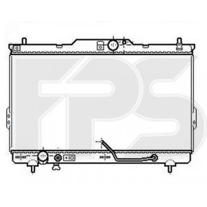 Радіатор охолодження AS08125864 на HYUNDAI SANTA FE I 2001-2006