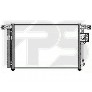 Кондесатор кондиционера AS08125904 на HYUNDAI SANTA FE II 2006-2009