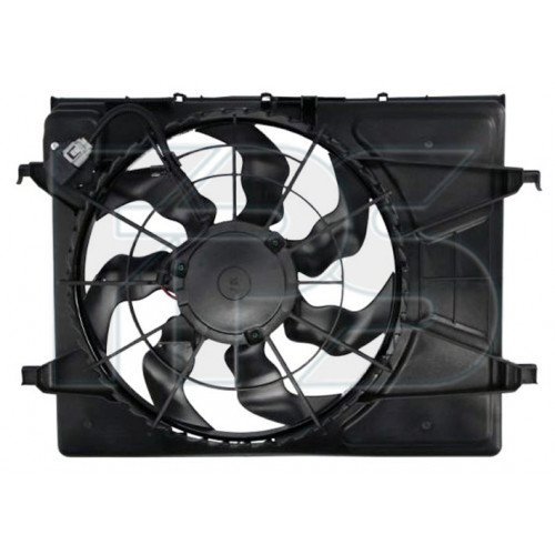 Вентилятор радіатора (у зборі) AS08125940 на HYUNDAI ELANTRA (HD) 2006-2010