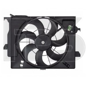 Вентилятор радиатора (в сборе) AS08125950 на HYUNDAI VELOSTER 2012-2017